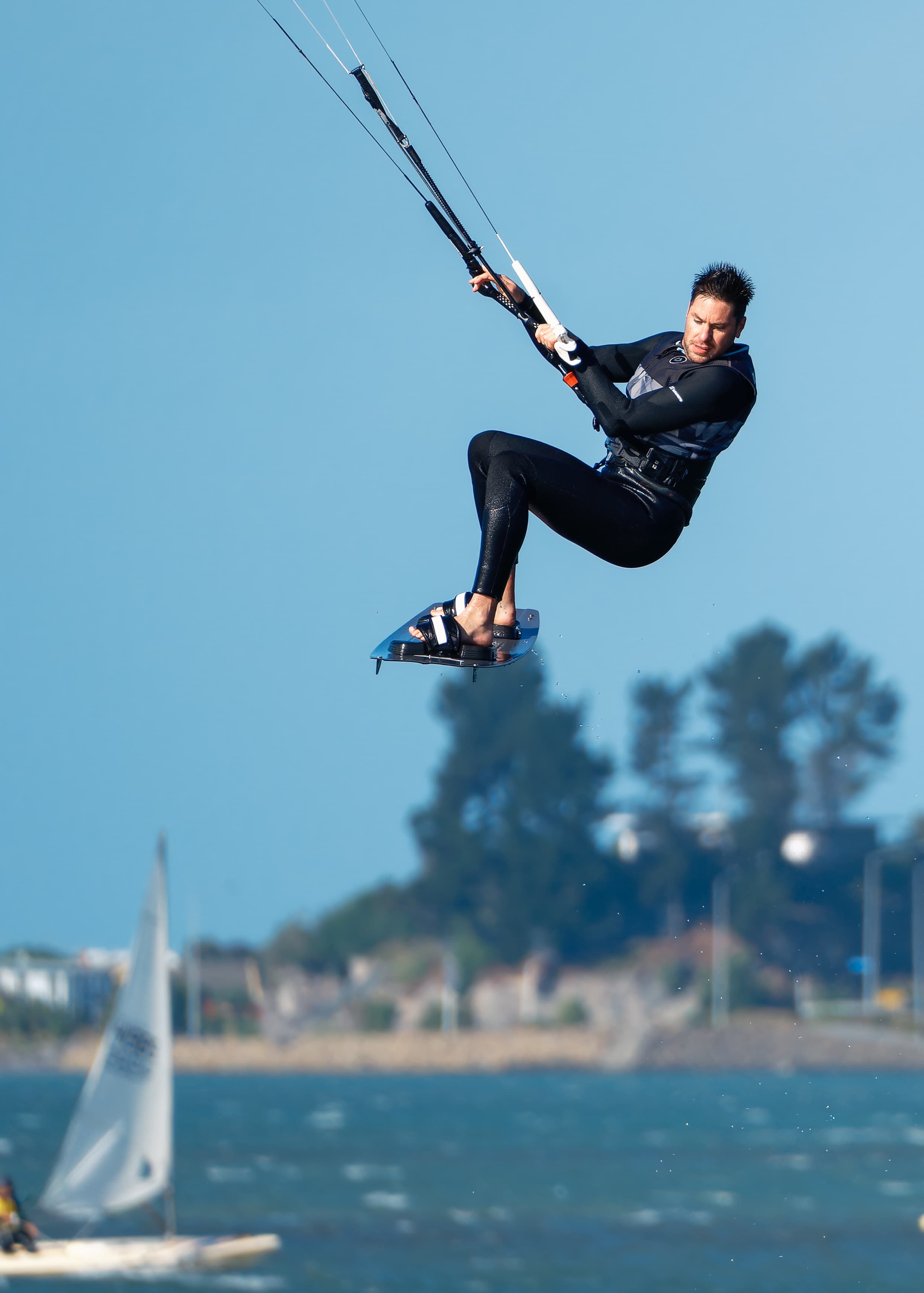 Kitesurfing Jump